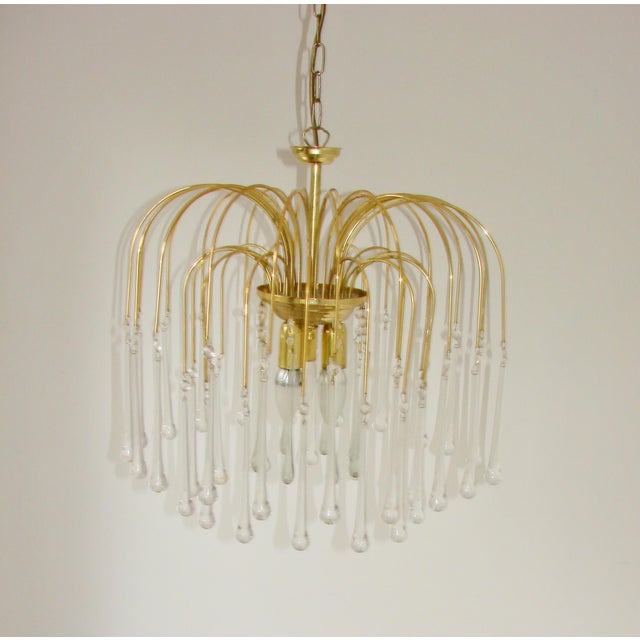 Vintage Pendant Lamp in Brass, 1970s, in Very Good conditions. Designed 1970 to 1979 Up to 250V (Europe/UK Standard).The...