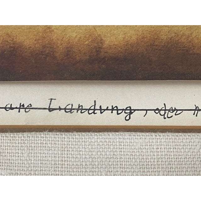 After Paul Klee "Wunderbare Landung" (Acostage Miraculeux) Pochoir C.1964 For Sale In San Francisco - Image 6 of 9