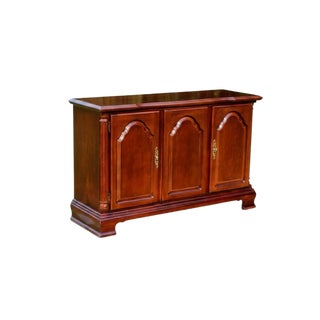 1980s Lexington Two-Door Mahogany Buffet For Sale