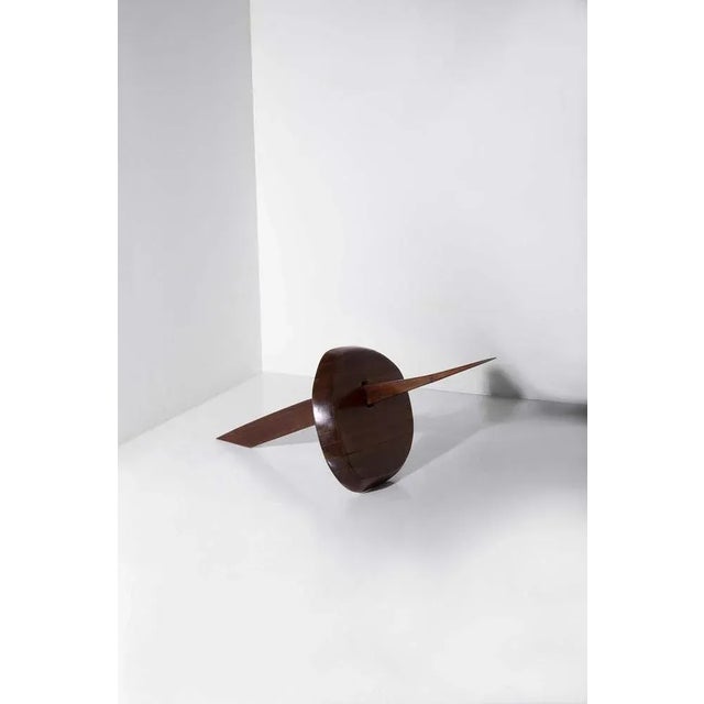 1990s Elvio Becheroni, Guardian Your Own Safety (Amazonia Series), 1992, Walnut Sculpture For Sale - Image 5 of 9