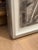 Gray Vintage Midcentury Modern Monochromatic Abstract Geometric Painting, Framed, Manner of Victor Vasarely For Sale - Image 8 of 13