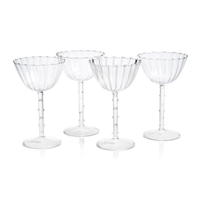 2020s Chaumont Coupe Glasses, Set of 4 For Sale - Image 5 of 5