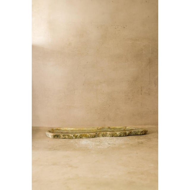 Premium Onyx Tray with Raw Edge For Sale - Image 4 of 12