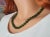 Metal Nephrite Jade Necklace With Jade Clasp For Sale - Image 7 of 7