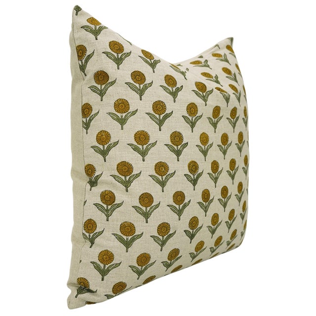 Add a touch of timeless elegance to your home with Fabdivine Handmade Block Print Pure Linen Pillow Covers – Ganda Pushpa...