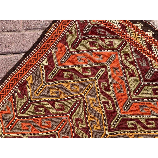 1960s Vintage Turkish Kilim Rug - 34" X 54.5" For Sale - Image 5 of 9