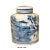 Chinese Blue White Ceramic Oriental Scenery Graphic Container Urn Jar For Sale In San Francisco - Image 6 of 7