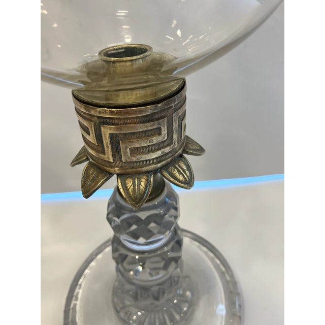 Pair of 1980s Hurricane Lamps For Sale - Image 4 of 7