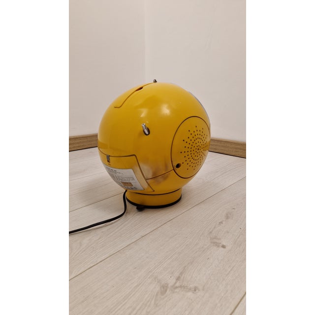 Metal Yellow Space Ball 2001 Radio from Weltron, 1970s For Sale - Image 7 of 12