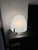 Large Vintage Table Lamp in Murano Opaline Glass and Metal in the style of Leucos and VeArt, Italy, 1970s For Sale - Image 14 of 15
