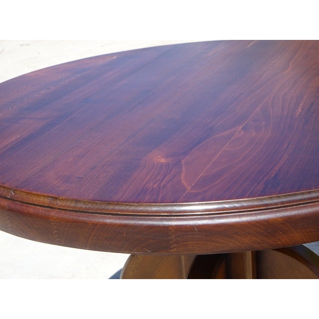 1970s Coffee Table with Central 4-Legged Base, 1970s For Sale - Image 5 of 15