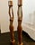 Mid-Century Modern Sculptural Wooden Female Candleholders, 1970s, Set of 2 For Sale - Image 4 of 9