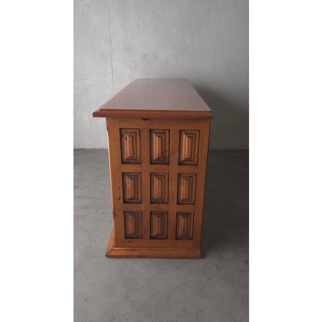 Large Scale Rustic Spanish Pine 6-Drawer Dresser For Sale In Las Vegas - Image 6 of 9