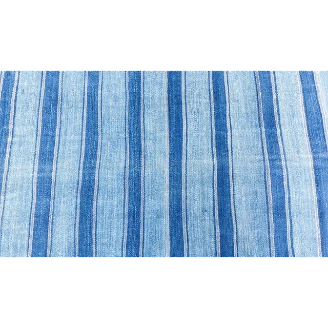 Mid 20th Century Vintage Indian Dhurrie Rug Doris Leslie Blau For Sale - Image 5 of 7