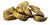 Late 19th Century Rare 19th Century Ornate French Gilt Bronze Acanthus Leaf Curtain Rings Set For Sale - Image 5 of 6