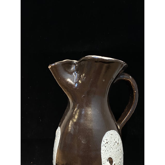 Toledo Glazed Ceramic Pitcher by R. Arzobispo, 1960s For Sale - Image 11 of 15