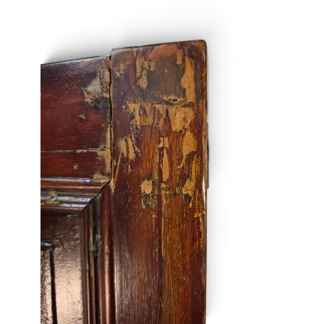 Antique 19th-Century Qing Dynasty Carved Hardwood/Elmwood "Scholar's Objects" Architectural Panel For Sale - Image 15 of 16