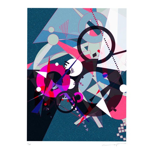 Thierry Corpet (Raymond X), Algajola VII, 2022, Silkscreen Print For Sale