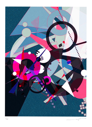 Thierry Corpet (Raymond X), Algajola VII, 2022, Silkscreen Print
