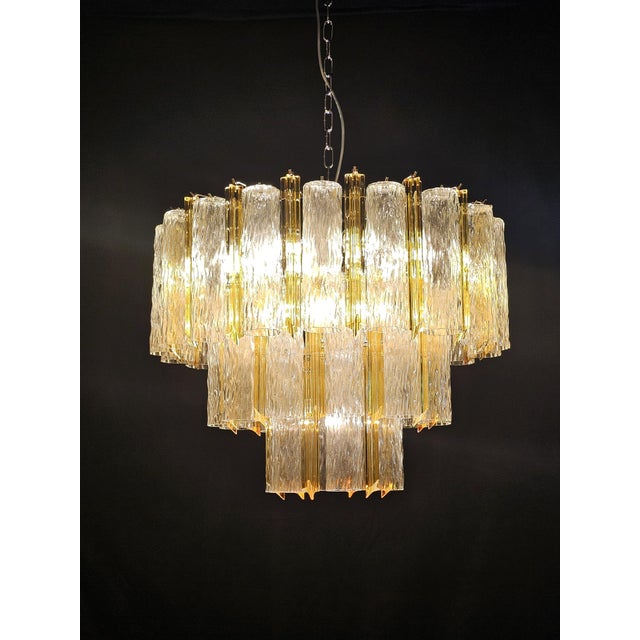2000 - 2009 Vintage Chandelier with Three Floors of Murano Glass, 2002 For Sale - Image 5 of 16