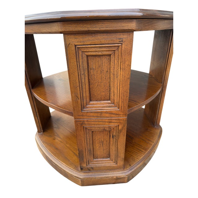 Late 20th Century Late 20th Century Henredon Regency Style Three-Tier Occasional Side Table For Sale - Image 5 of 12