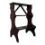 Antique Italian Dark Mahogany Library Step Stool For Sale