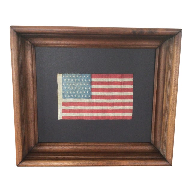 Antique 48 Small Star American Flag 1912 for Arizona and New Mexico. For Sale