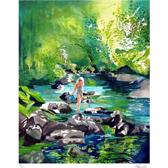 Maude Ovize, Eden II, 2025, Silkscreen Print For Sale