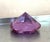 1990s large purple glass gemstone paper weight. Excellent condition.