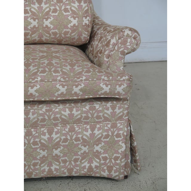 Custom Upholstered High Back Clean Loveseat Chairish
