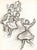 1960s Marc Chagall Lithograph Sketch 2 for Paris Opera For Sale