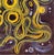 Abstract "Within the Borders of Conception", Acrylic on Paper Painting by Ara Deinde For Sale - Image 3 of 4