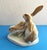 Mid-Century Modern Vintage Herend Hungary White & Brown Easter Bunny Porcelain Figurine For Sale - Image 3 of 5