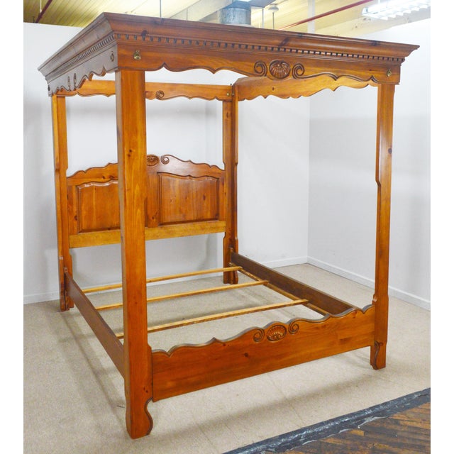 Ethan Allen Queen Canopy Bed Chairish