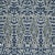 Schumacher Maya Ikat Print Fabric in indigo For Sale