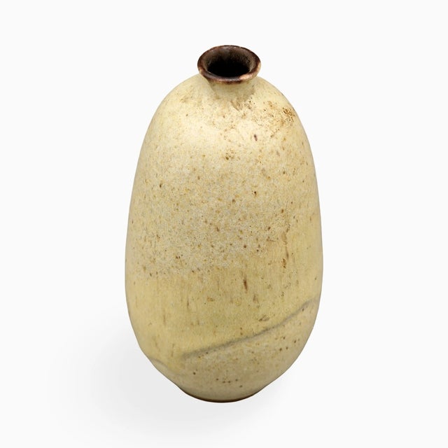 Mid-Century Minimalist Studio Ceramic Vase by Heiner Hans Körting, 1960s For Sale - Image 6 of 13