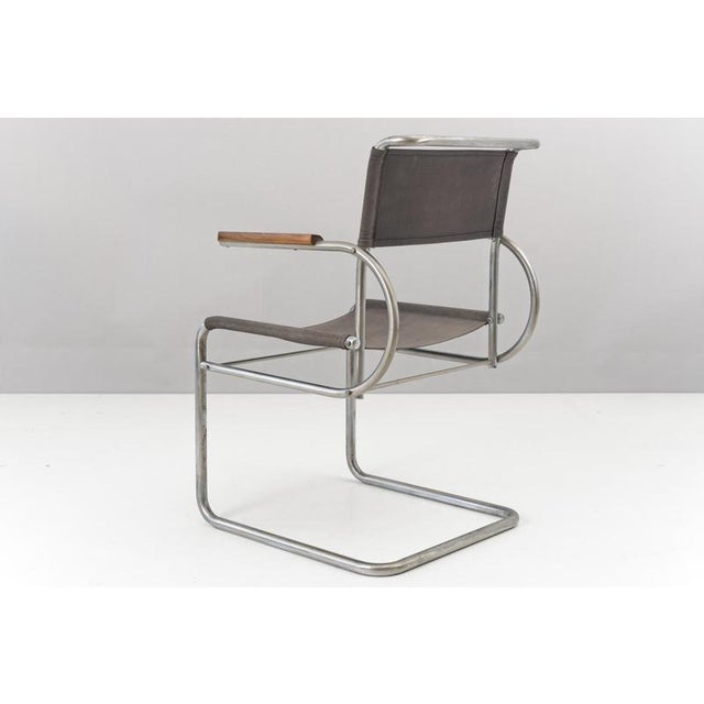 Dutch Cantilever Armchair by Marcel Breuer, 1935 For Sale - Image 3 of 13