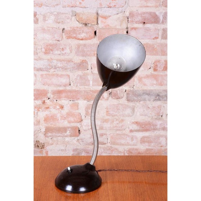 1930s Bauhaus Table Lamp by Eric Kirkman Cole, Czech, 1930s For Sale - Image 5 of 11
