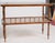 The Rothschild Collection Pair of Late 20th Century Judson Rothschild Aesthetic Movement Faux Bamboo Leather Top End Tables for the Rothschild Collection For Sale - Image 4 of 7