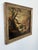 An atmospheric Old Master style Italianate landscape, oil on canvas, depicting a dramatic wooded river valley with rocky...