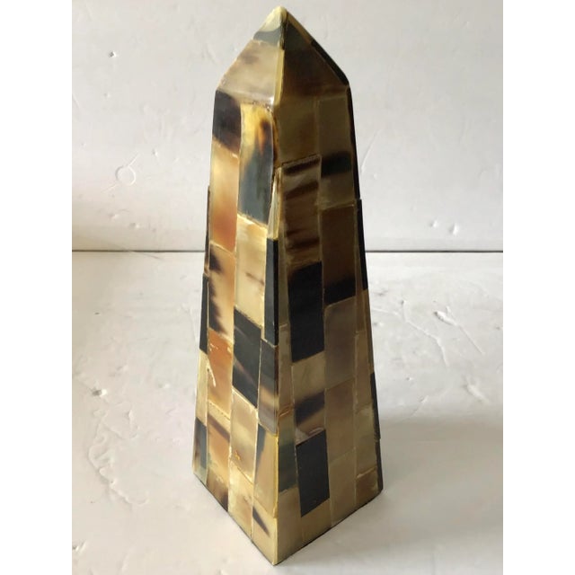 Vintage Tessellated Horn Obelisk For Sale - Image 4 of 6