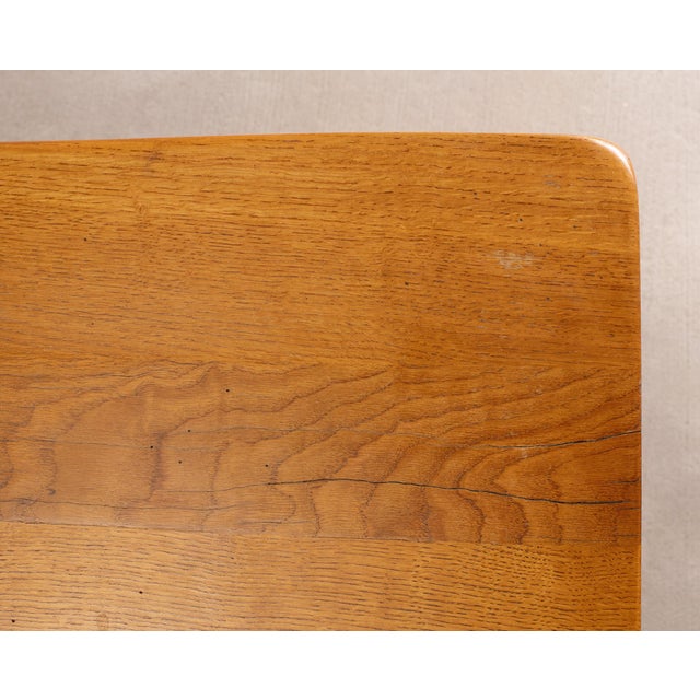 Rustic French Provincial Farmhouse Trestle Dining Table 8 Ft. For Sale - Image 13 of 18
