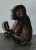 Vintage Transitional Bronze Monkey Figure W/Glasses For Sale - Image 4 of 12