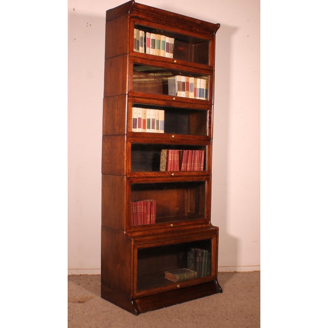 Stacking Bookcase in Oak, 1890s For Sale - Image 4 of 11