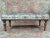Blue Rug Print Fabric Upholstered Bench For Sale - Image 9 of 9