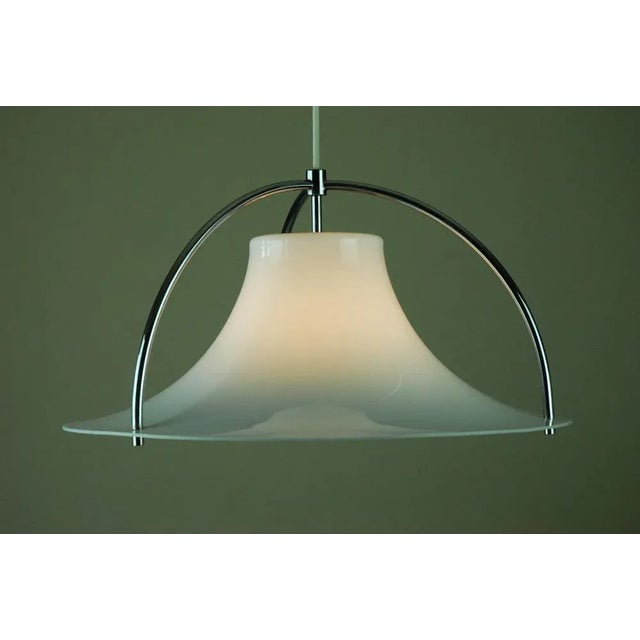 Single Pendant Lamp by Jo Hammerborg for Fog & Mørup, Denmark, 1970s For Sale - Image 10 of 12