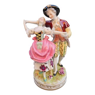 Art Deco Japanese Porcelain Keto Figurine, 1940s For Sale