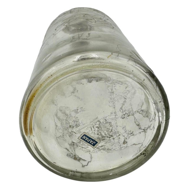 Animal Skin Vintage Brown Faux Croc Golf Caddy Musical Cocktail Decanter Bottle & Holder For Sale - Image 7 of 12