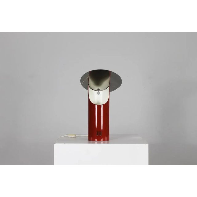 Table Lamp in Stainless Steel, 1970s For Sale - Image 11 of 11