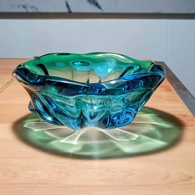 1960s Barbini Murano Attributed Art Glass Decorative Bowl Ashtray For Sale In Palm Springs - Image 6 of 8